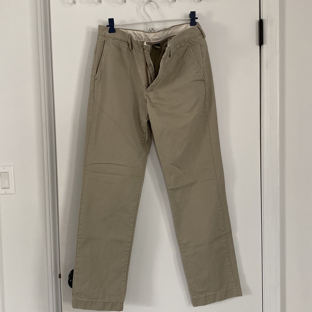 J. Crew Mens Urban Slim Khaki Pants Size 31x32 (read details)